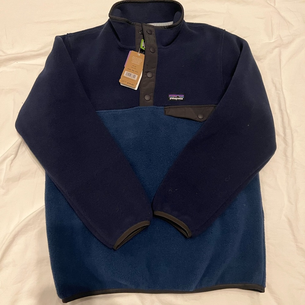Kids lightweight synchilla snap T Fleece pullover
